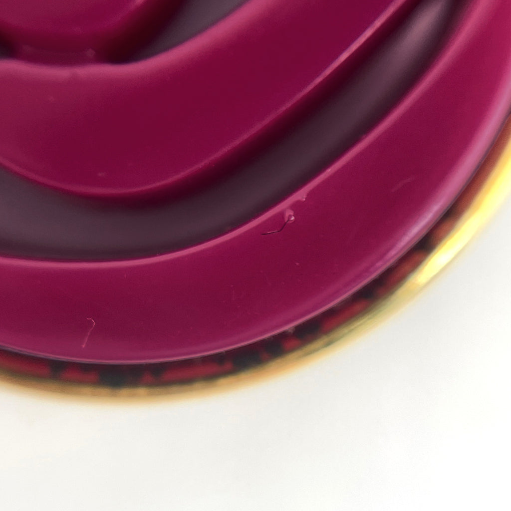 ルイ・ヴィトン ビジューサック ナイフ キーホルダー モノグラムフラワー バッグチャーム GP プラスチック ボルドー グリーン M66471 レディース 【中古】brbag