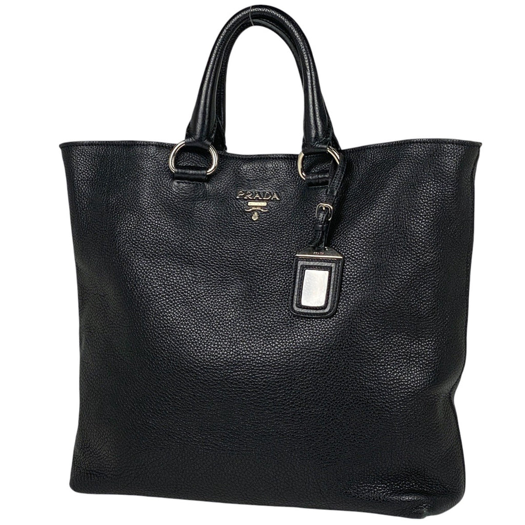 プラダ ロゴ トートバッグ 2WAY ショルダーバッグ ハンドバッグ トートバッグ レザー ネロ(ブラック) BN1713 レディース 【中古】brbag