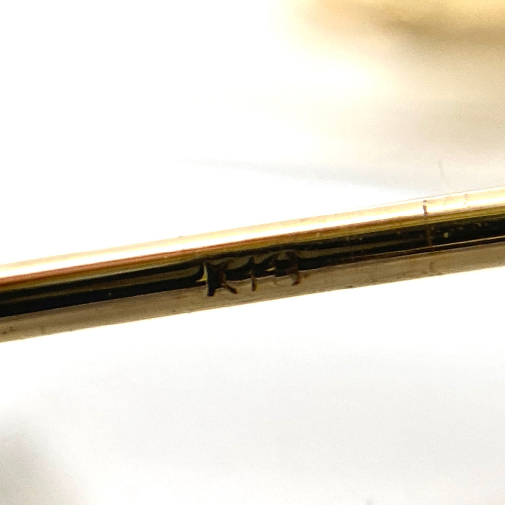メレダイヤ デザインピアス YG イエローゴールド ピアス K18 ダイヤモンド レディース 【中古】nbjwl