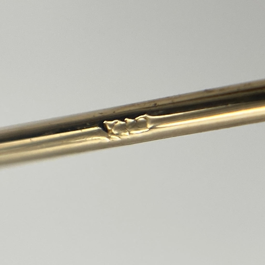 メレダイヤ デザインピアス YG イエローゴールド ピアス K18 ダイヤモンド レディース 【中古】nbjwl