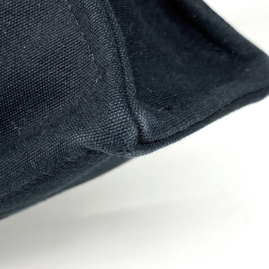 エルメス フールトゥ MM ハンドバッグ トートバッグ キャンバス ブラック レディース 【中古】brbag