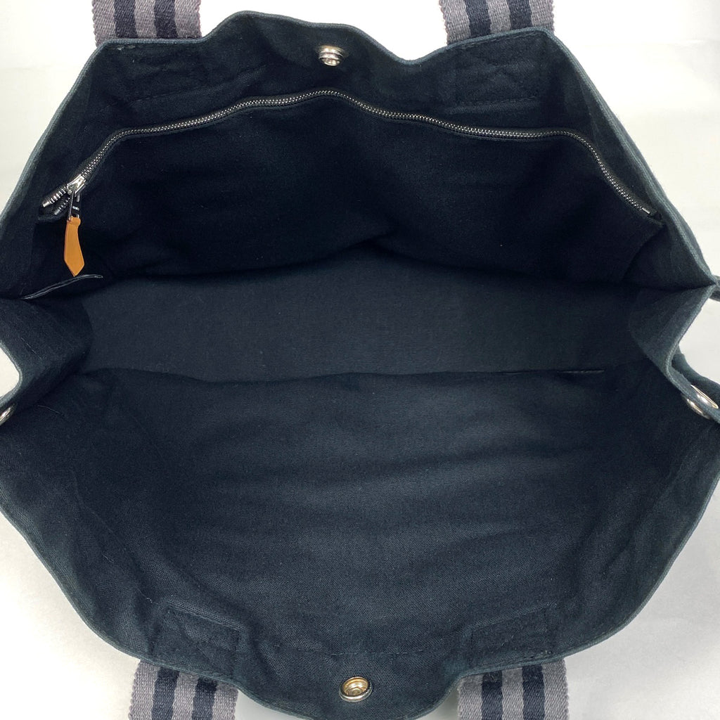 エルメス フールトゥ MM ハンドバッグ トートバッグ キャンバス ブラック レディース 【中古】brbag