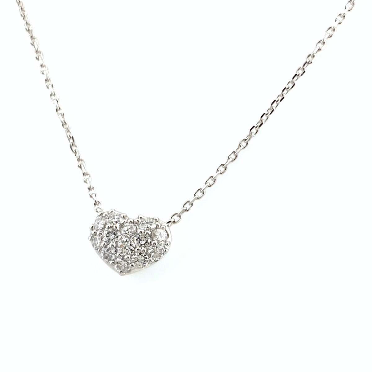 専用 VENDOME AOYAMA ハートダイヤモンドネックレス k18 WG 8200161000013.jpg
