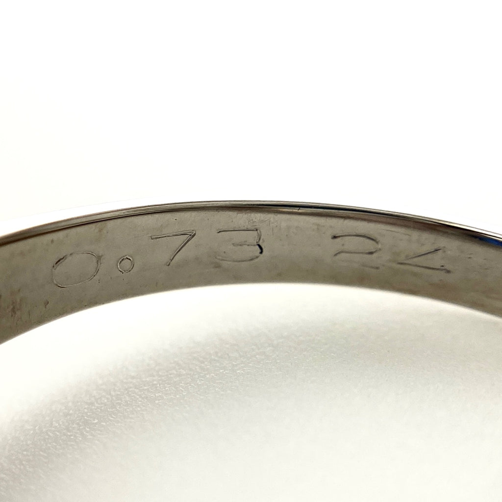 サファイア デザインリング プラチナ 指輪 メレダイヤ リング 11.5号 Pt900 サファイア ダイヤモンド レディース 【中古】nbjwl