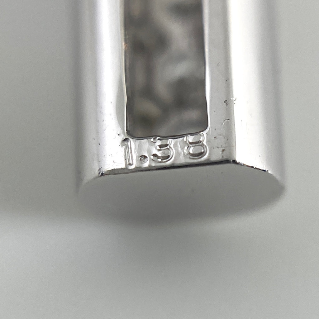 メレダイヤ デザインネックレス WG ホワイトゴールド ペンダント ネックレス K18 ダイヤモンド レディース 【中古】nbjwl