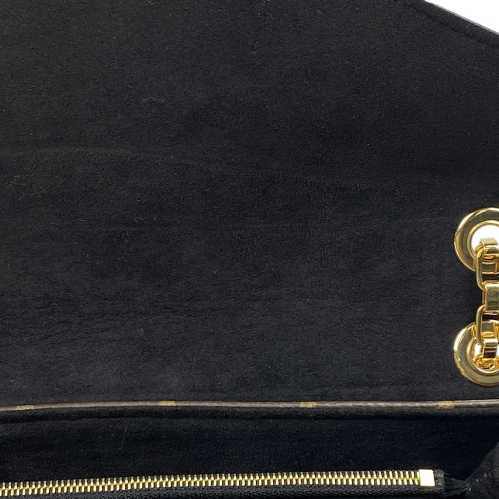 ルイ・ヴィトン パラスチェーン Wチェーン ショルダーバッグ モノグラム ノワール M41223 レディース 【中古】brbag