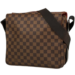 ルイ・ヴィトン ナヴィグリオ 斜め掛け ショルダーバッグ ダミエ ブラウン N45255 レディース 【中古】brbag