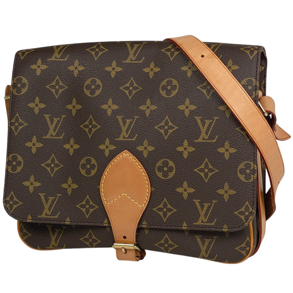 ルイ・ヴィトン カルトシエール 斜め掛け ショルダーバッグ モノグラム ブラウン M51252 レディース 【中古】brbag