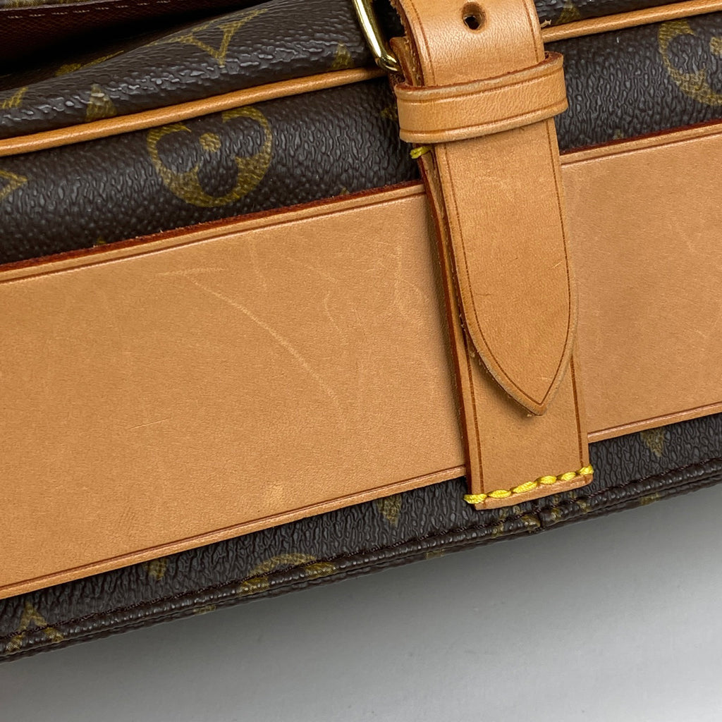 ルイ・ヴィトン カルトシエール 斜め掛け ショルダーバッグ モノグラム ブラウン M51252 レディース 【中古】brbag