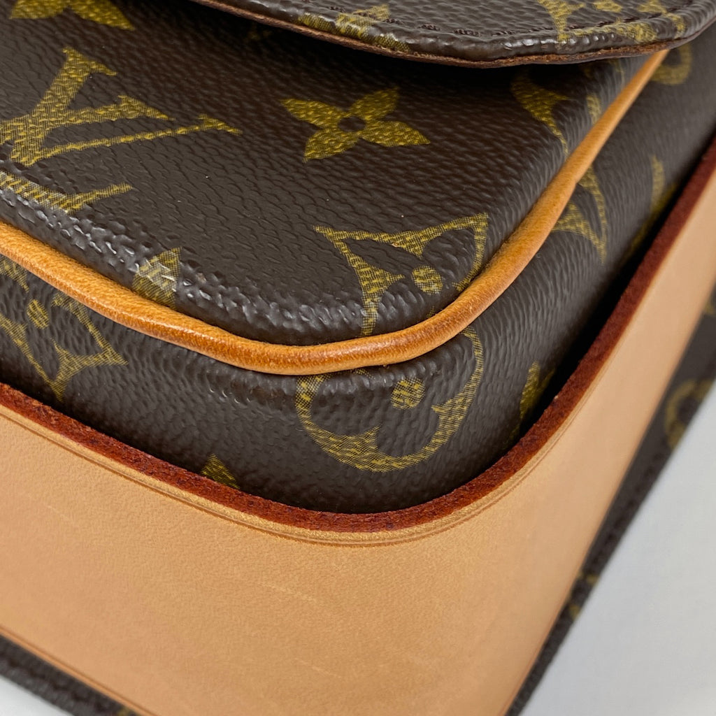 ルイ・ヴィトン カルトシエール 斜め掛け ショルダーバッグ モノグラム ブラウン M51252 レディース 【中古】brbag