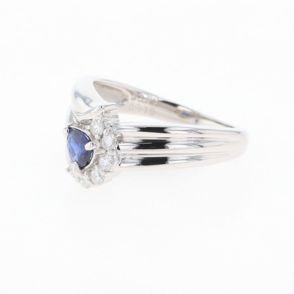 PT900 サファイア リング プラチナ 10号 0.30CT レディース 中古 nbjwl