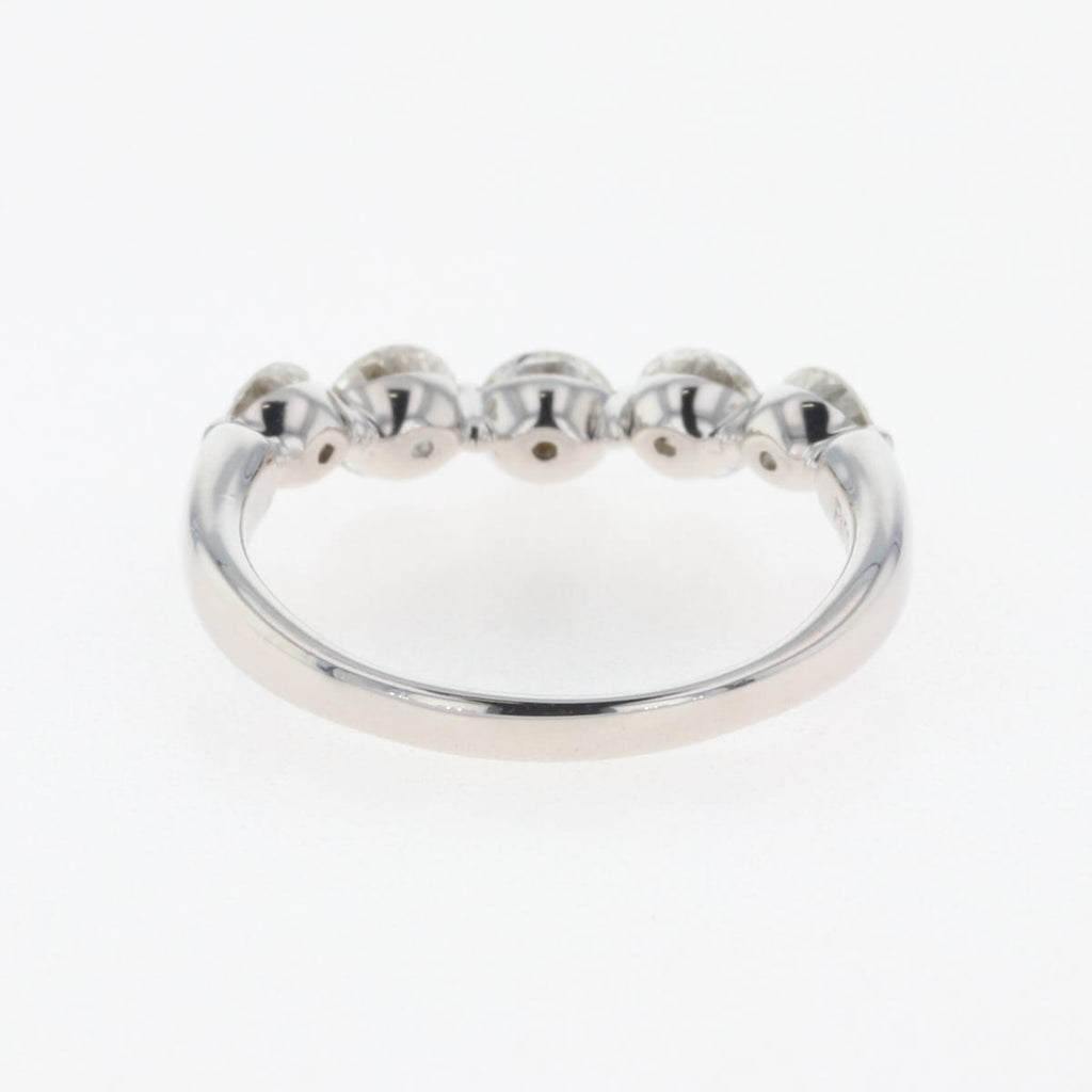メレダイヤ デザインリング プラチナ 指輪 リング 8号 Pt900 ダイヤモンド レディース 【中古】nbjwl