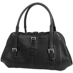 ロエベ センダ ハンドバッグ ロゴ 肩掛け ハンドバッグ レザー ブラック レディース 【中古】brbag