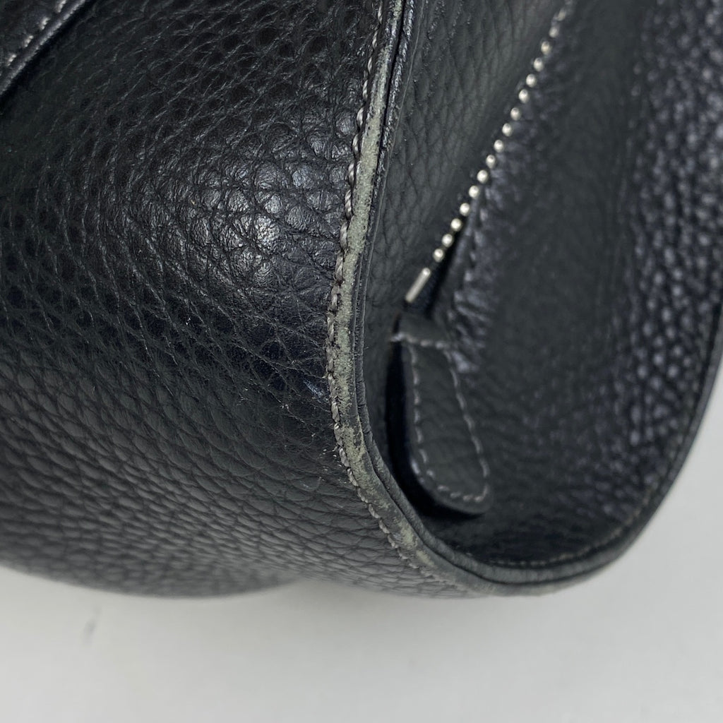 ロエベ センダ ハンドバッグ ロゴ 肩掛け ハンドバッグ レザー ブラック レディース 【中古】brbag