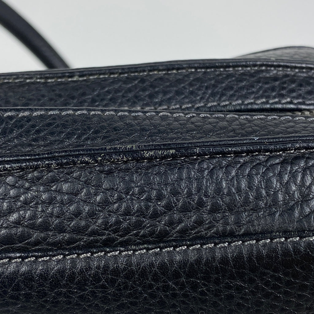 ロエベ センダ ハンドバッグ ロゴ 肩掛け ハンドバッグ レザー ブラック レディース 【中古】brbag