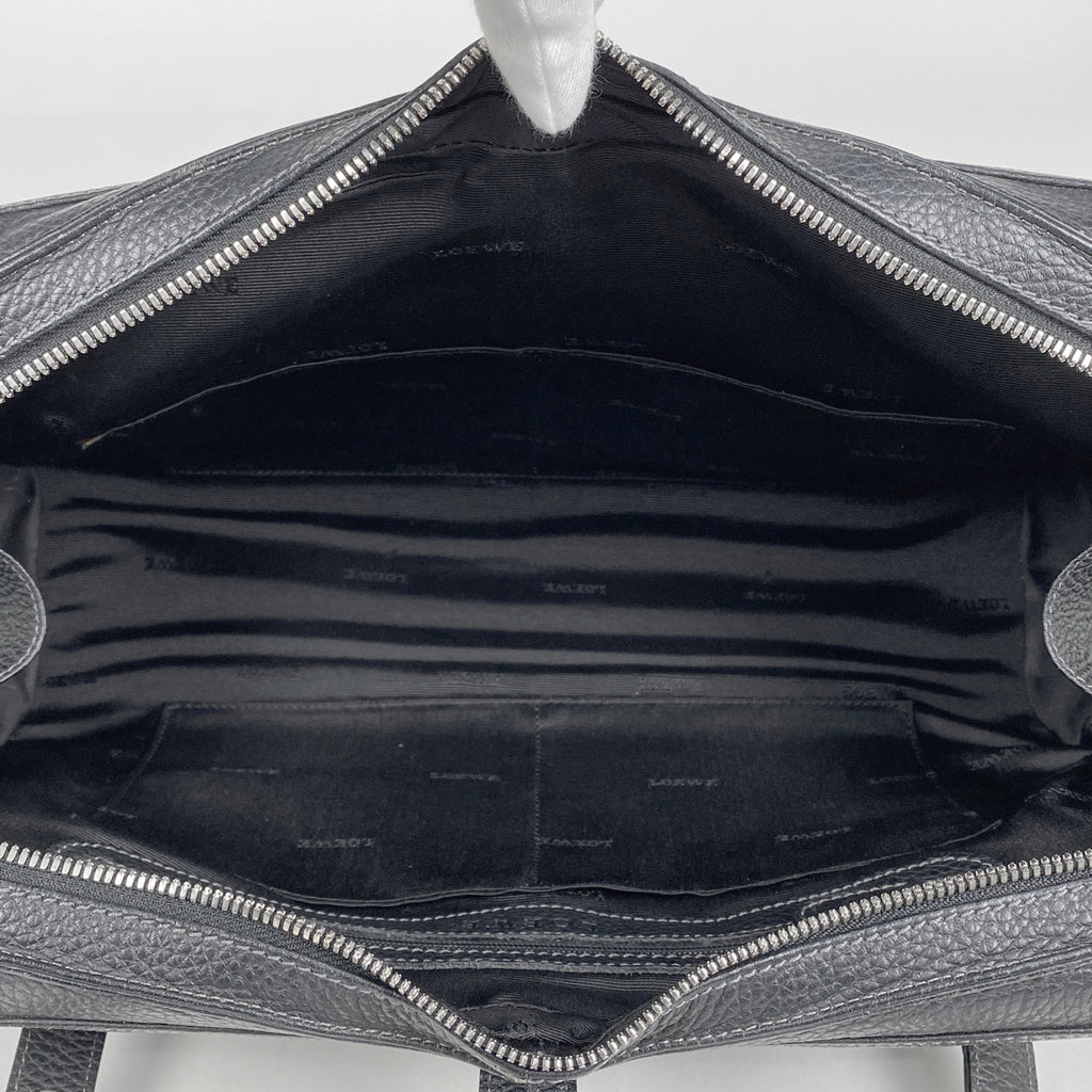 ロエベ センダ ハンドバッグ ロゴ 肩掛け ハンドバッグ レザー ブラック レディース 【中古】brbag