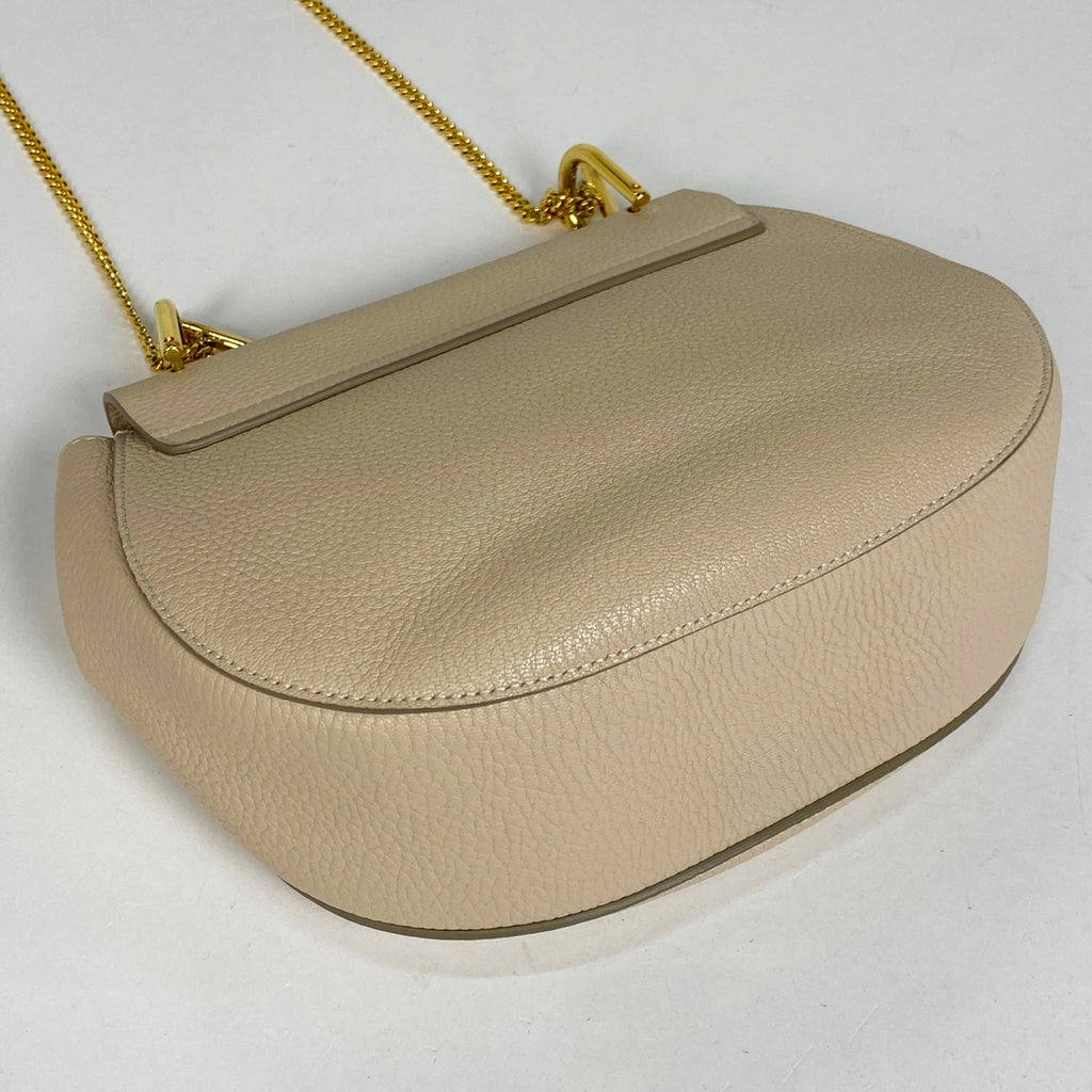クロエ ドリュー チェーン ショルダーバッグ ショルダーバッグ レザー ベージュ レディース 【中古】brbag