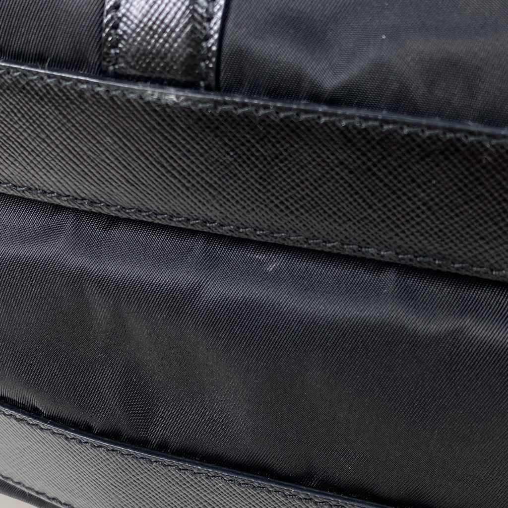 プラダ ロゴプレート トートバッグ ショルダーバッグ トートバッグ ナイロン ネロ(ブラック) レディース 【中古】brbag