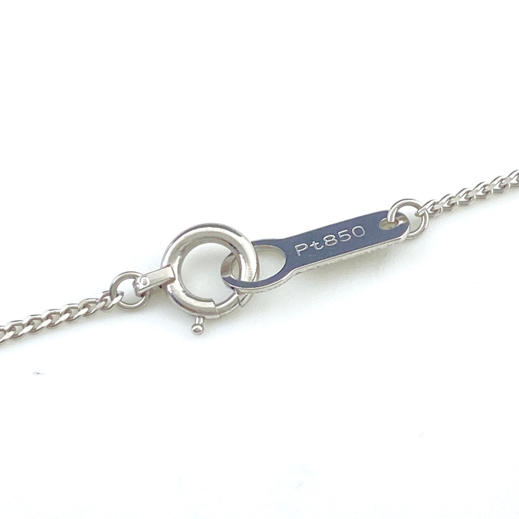 ダイヤモンド デザインネックレス プラチナ ペンダント ネックレス Pt900 Pt850 ダイヤモンド レディース 【中古】nbjwl