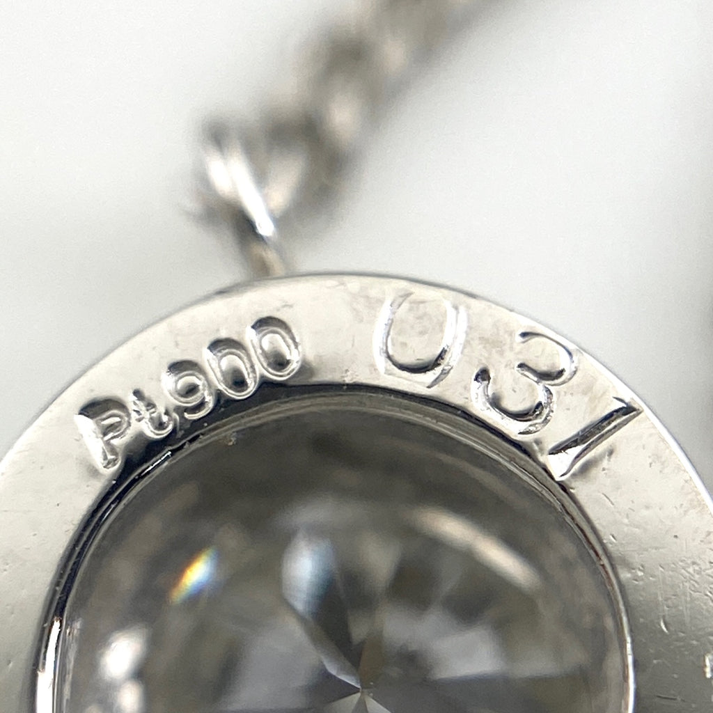 ダイヤモンド デザインネックレス プラチナ ペンダント ネックレス Pt900 Pt850 ダイヤモンド レディース 【中古】nbjwl