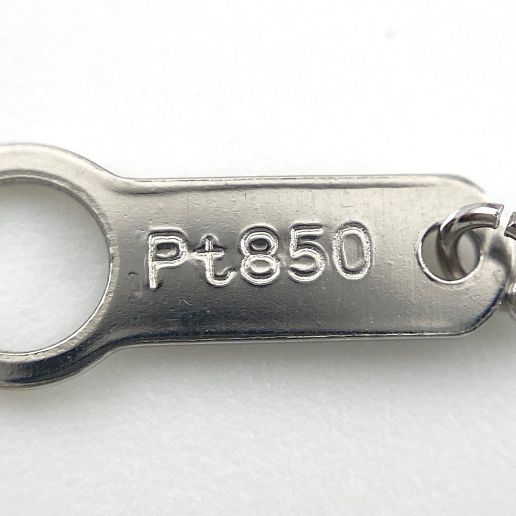 ダイヤモンド デザインネックレス プラチナ ペンダント ネックレス Pt900 Pt850 ダイヤモンド レディース 【中古】nbjwl