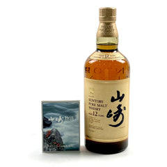 【東京都内限定お届け】 サントリー SUNTORY 山崎 12年 ピュアモルト 華 750ml 国産ウイスキー 【古酒】liqbb