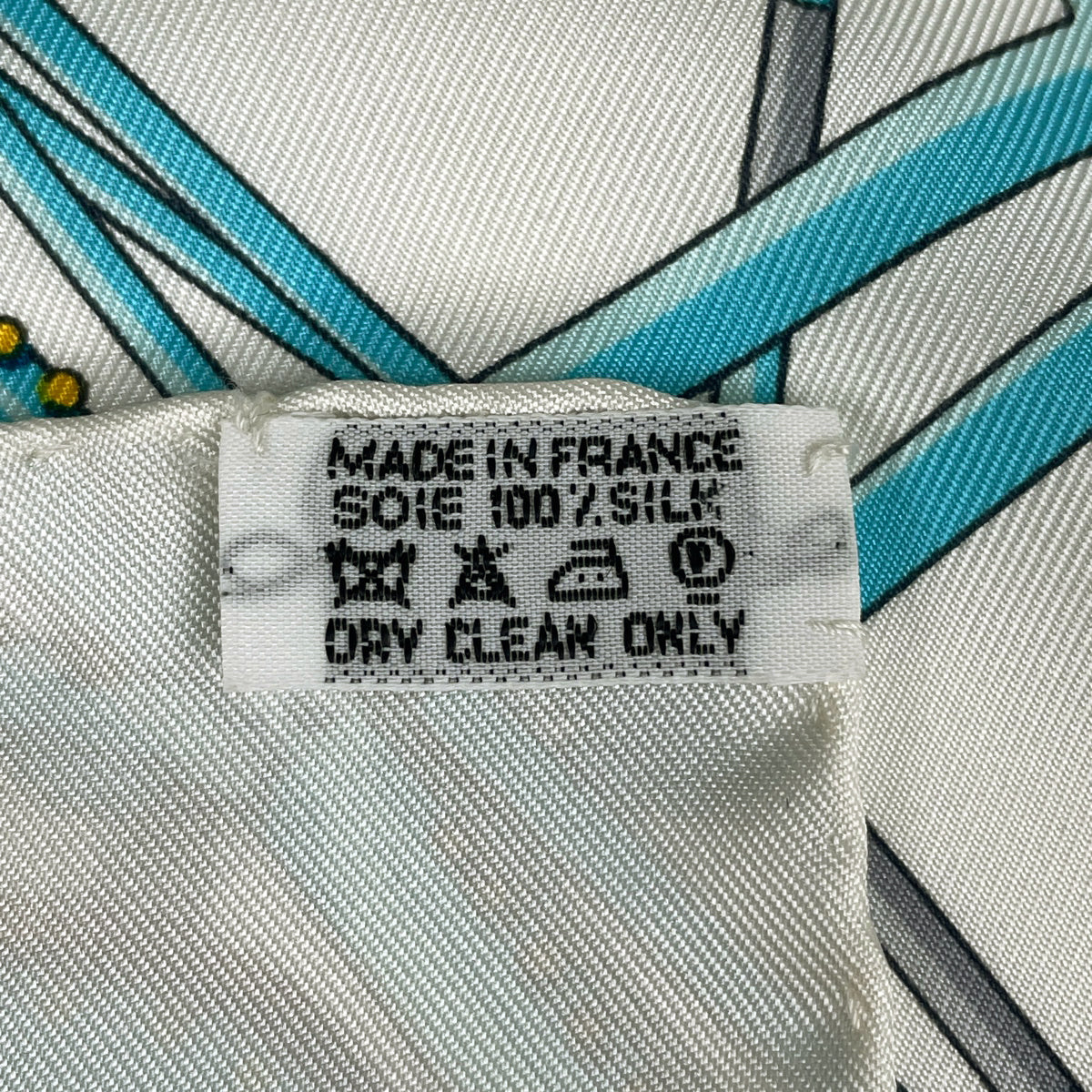 ★新品タグ付き HERMES スカーフ カレ90 GRANDE ROUE 観覧車 バイセル公式】エルメス カレ 90 GRANDE ROUE 観覧車 スカーフ