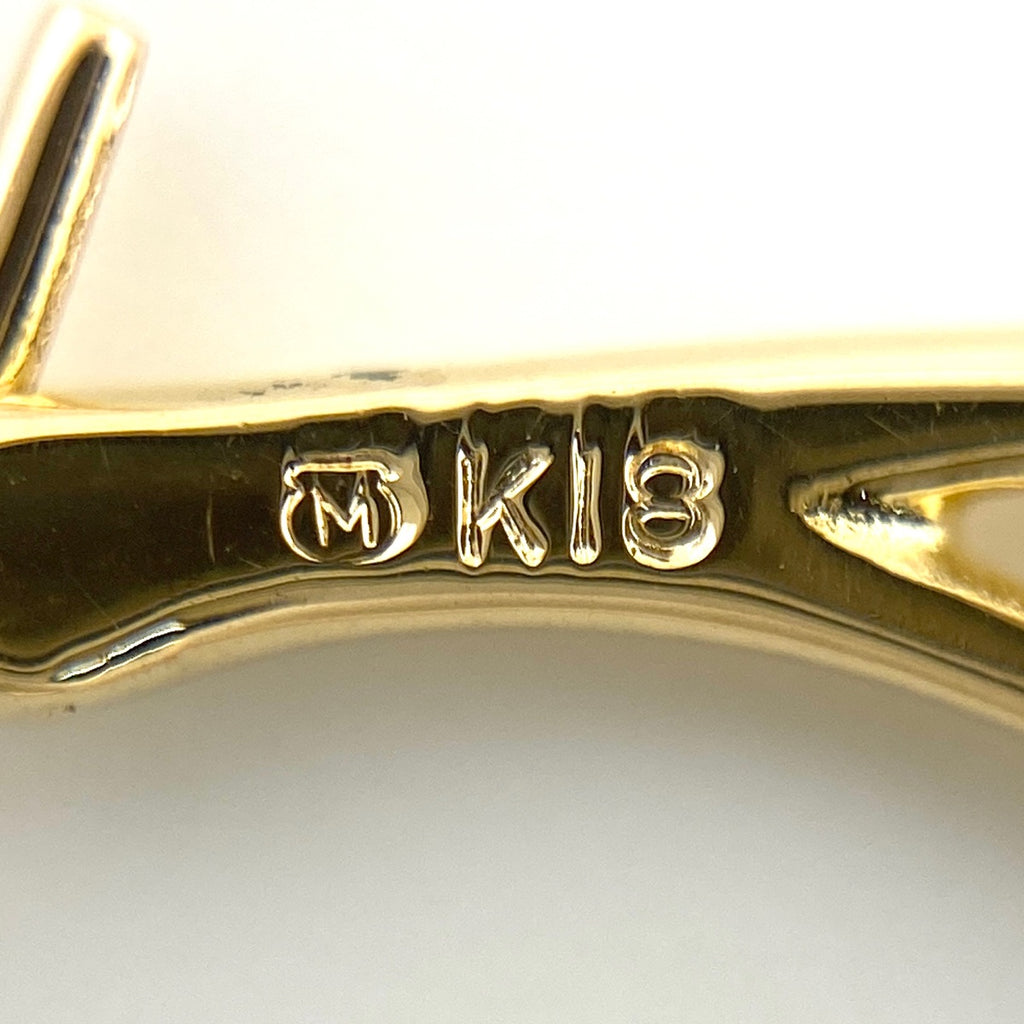 ミキモト デザインピアス YG イエローゴールド ピアス K18 レディース 【中古】brjwl
