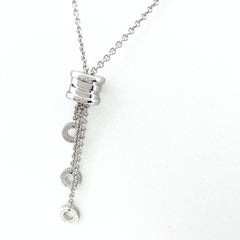 ブルガリ ビーゼロワンエレメントネックレス WG ホワイトゴールド ペンダント B-ZERO1 3バンド ネックレス 750 レディース 【中古】brjwl