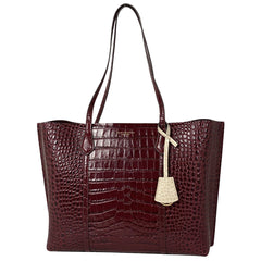 トリーバーチ ロゴ トートバッグ ショルダーバッグ トートバッグ レザー ボルドー レディース 【中古】brbag