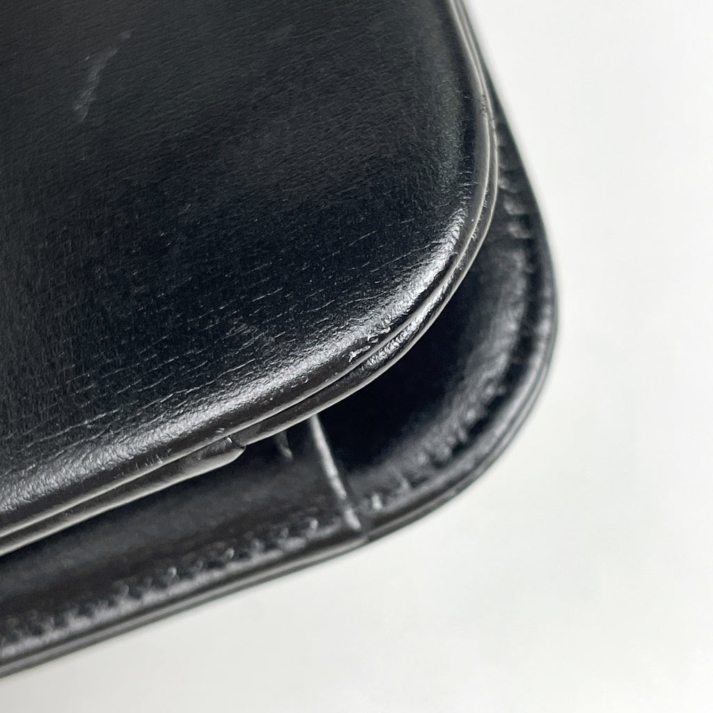 クリスチャンディオール チェーン ショルダーバッグ クラッチバッグ ショルダーバッグ レザー ブラック レディース 【中古】brbag
