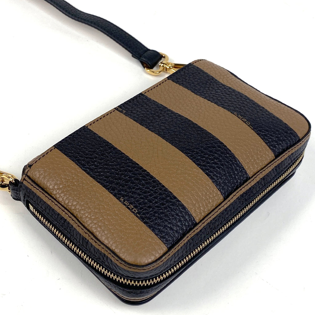 フェンディ ペカン柄 ショルダーバッグ ポーチ ショルダーバッグ レザー ブラウン レディース 【中古】brbag