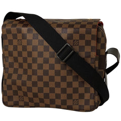 ルイ・ヴィトン ナヴィグリオ 斜め掛け ショルダーバッグ ダミエ ブラウン N45255 レディース 【中古】brbag