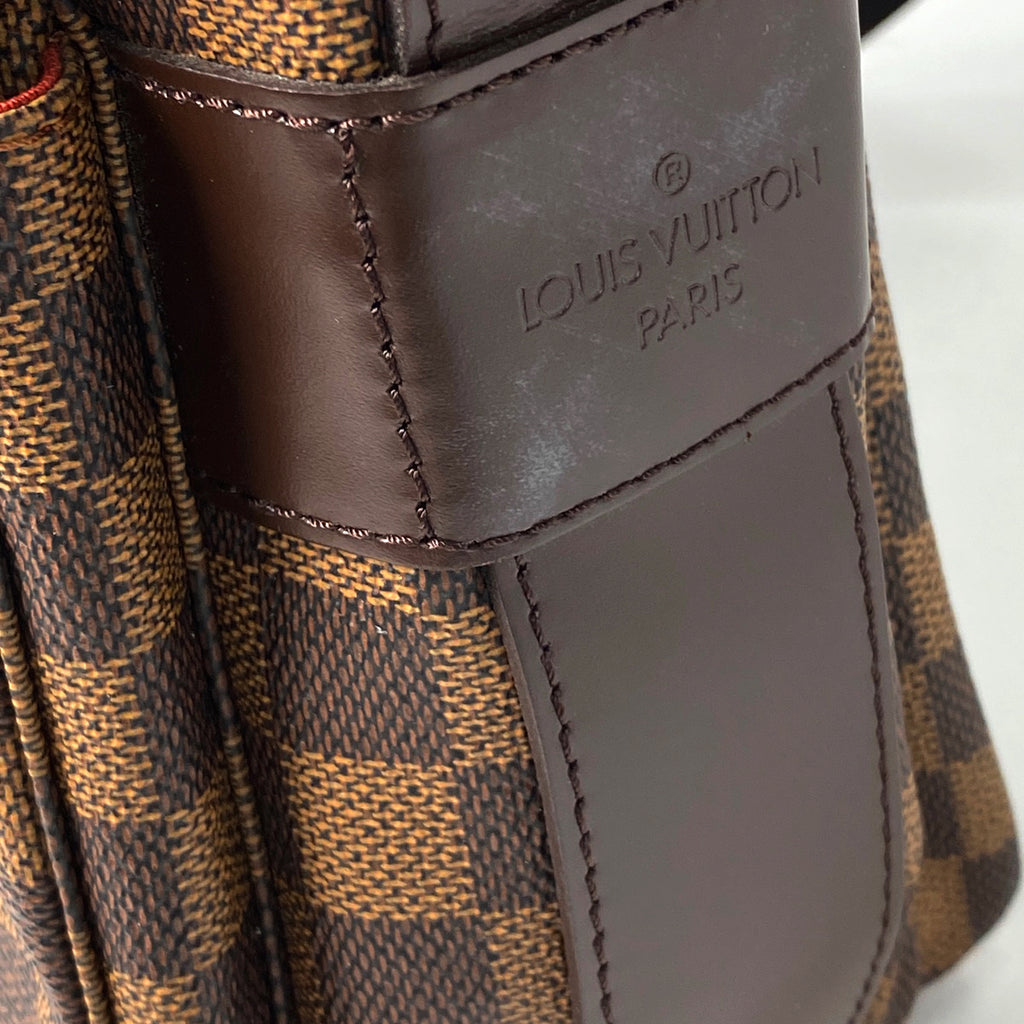 ルイ・ヴィトン ナヴィグリオ 斜め掛け ショルダーバッグ ダミエ ブラウン N45255 レディース 【中古】brbag