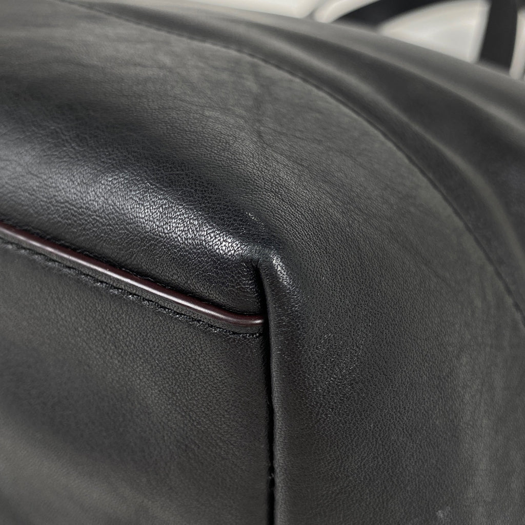 コーチ アカデミー トートバッグ ショルダーバッグ トートバッグ レザー ブラック 69350 メンズ 【中古】brbag