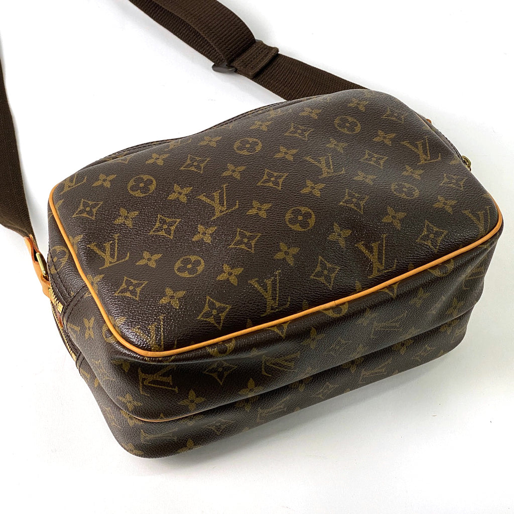 ルイ・ヴィトン リポーター PM 斜め掛け ショルダーバッグ モノグラム ブラウン M45254 レディース 【中古】brbag