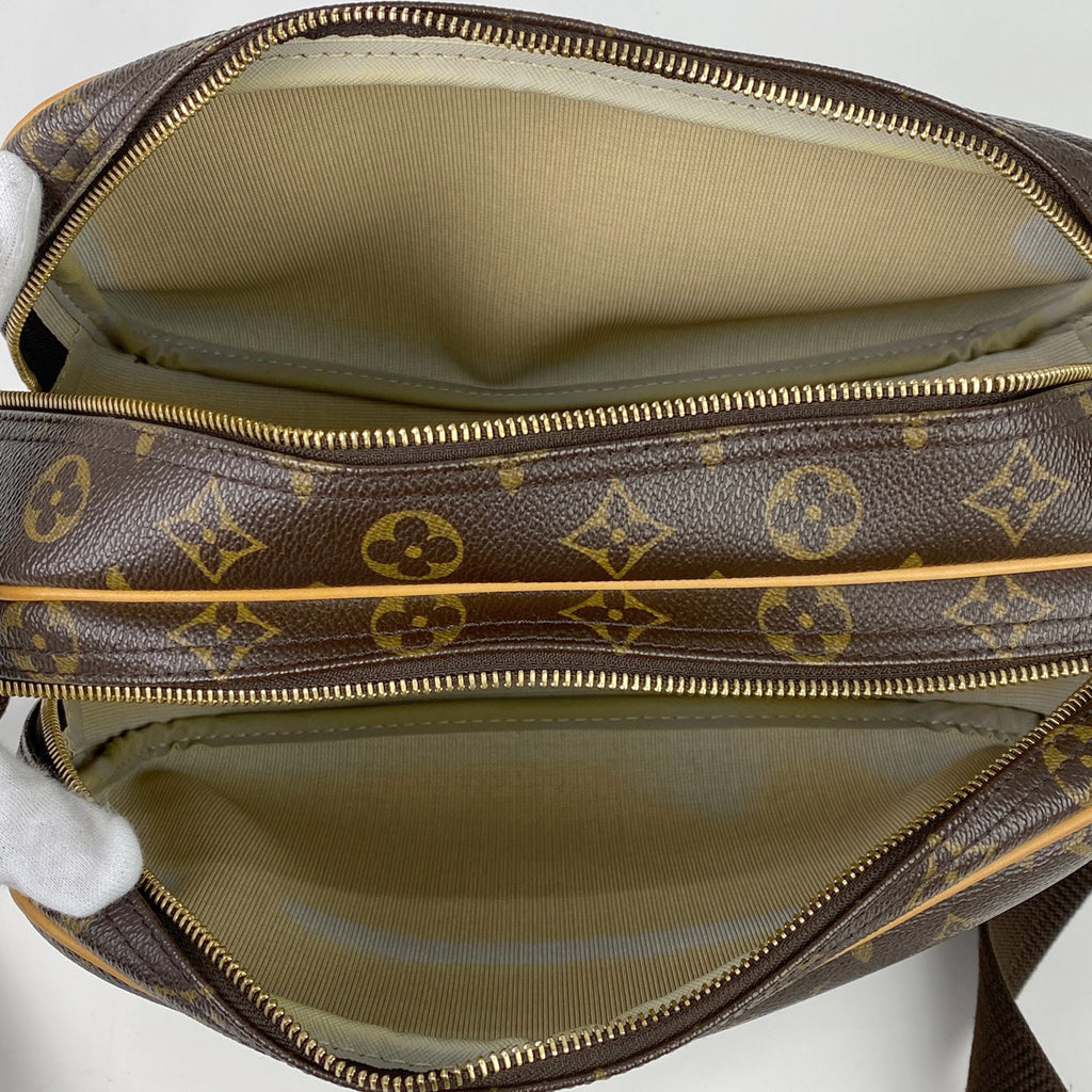 ルイ・ヴィトン リポーター PM 斜め掛け ショルダーバッグ モノグラム ブラウン M45254 レディース 【中古】brbag