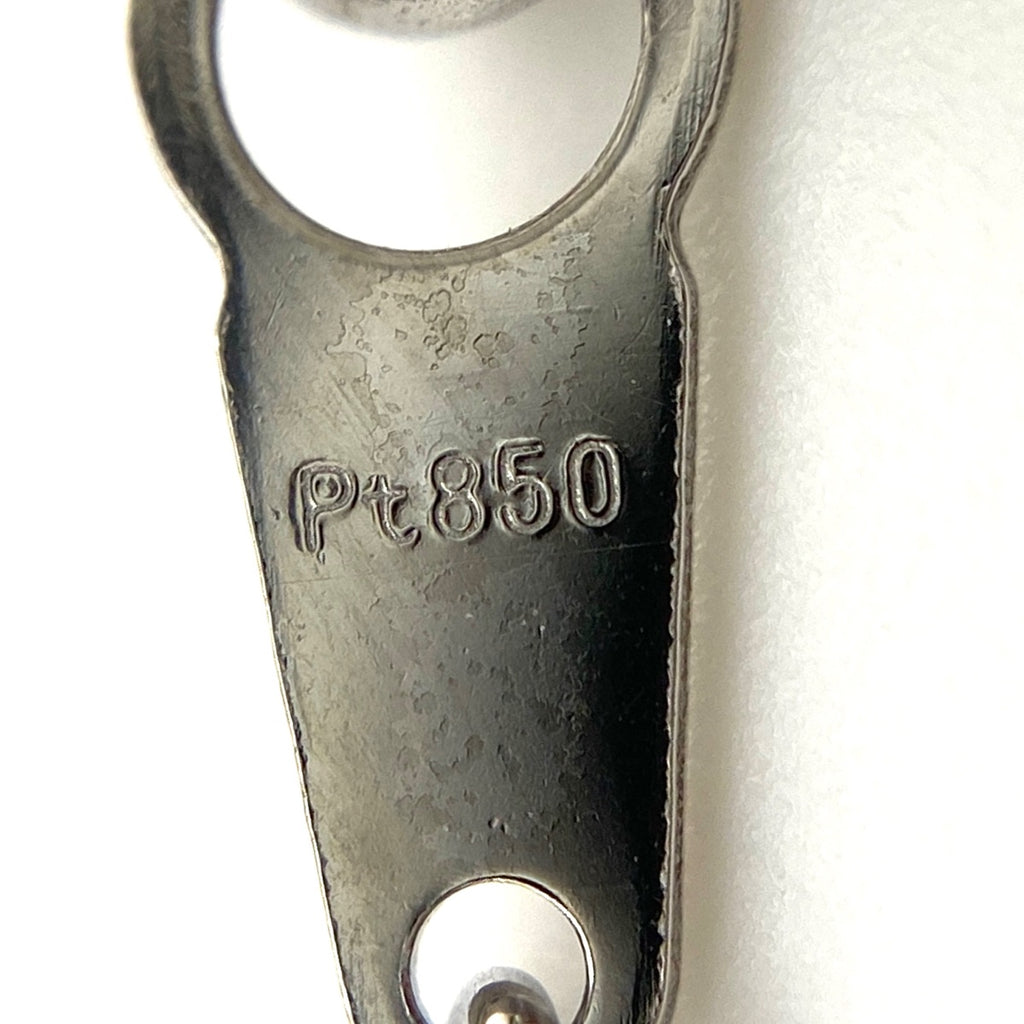 ルビー デザインネックレス プラチナ ペンダント メレダイヤ ネックレス Pt850 ルビー ダイヤモンド レディース 【中古】nbjwl