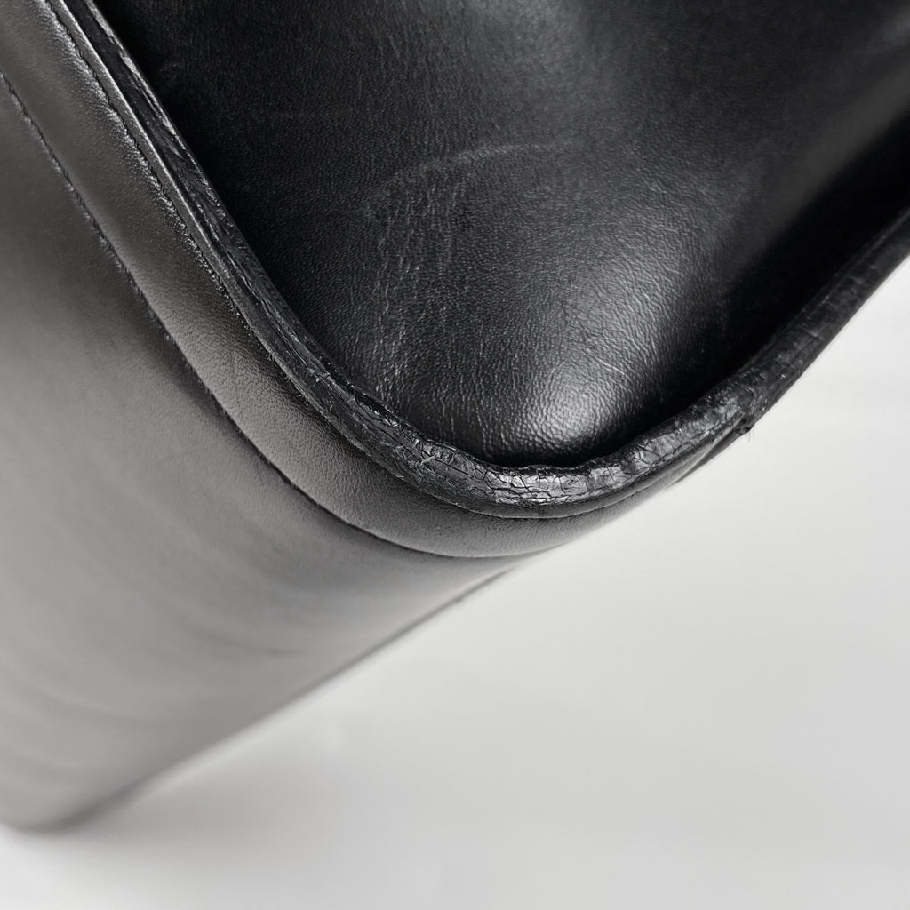 セリーヌ トリオンフ ハンドバッグ 手提げ ブラゾン ハンドバッグ レザー ブラック レディース 【中古】brbag
