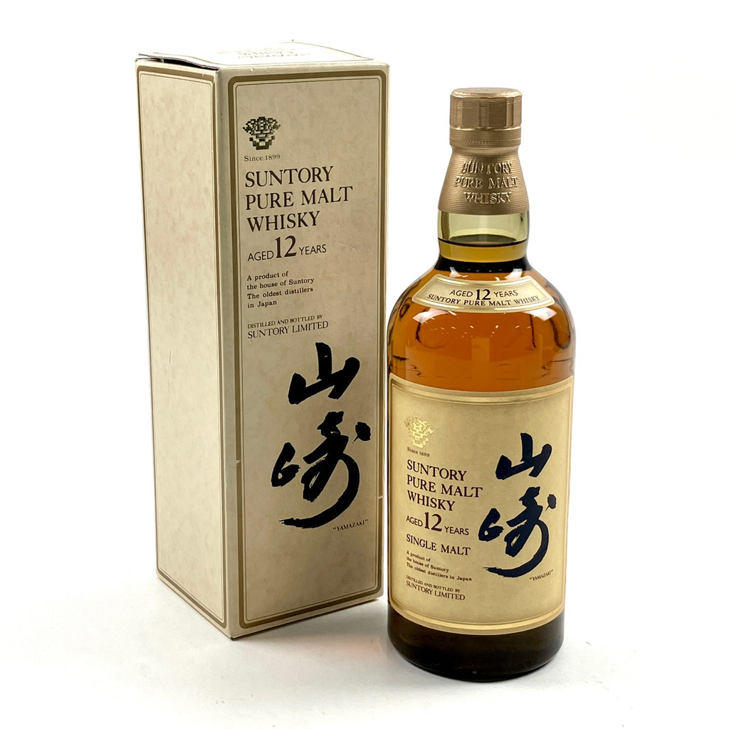 【東京都内限定お届け】 サントリー SUNTORY 山崎 12年 ピュアモルト 華 750ml 国産ウイスキー 【古酒】liqbb