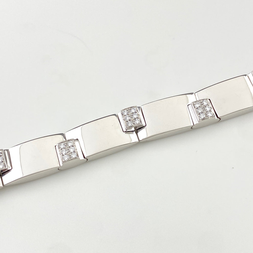 ショーメ メレダイヤ デザインブレスレット ブレスレット 750 ダイヤモンド レディース 【中古】brjwl