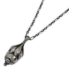 ジョージジェンセン デザイン ネックレス 薔薇の実モチーフ 1991 ネックレス シルバー925 シルバー レディース 【中古】bracc