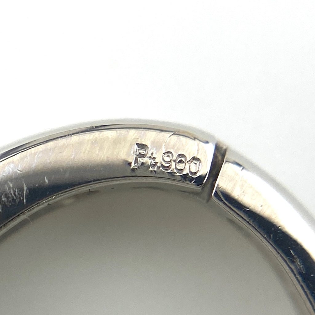 メレダイヤ デザインピアス プラチナ フープ ピアス Pt900 ダイヤモンド レディース 【中古】nbjwl