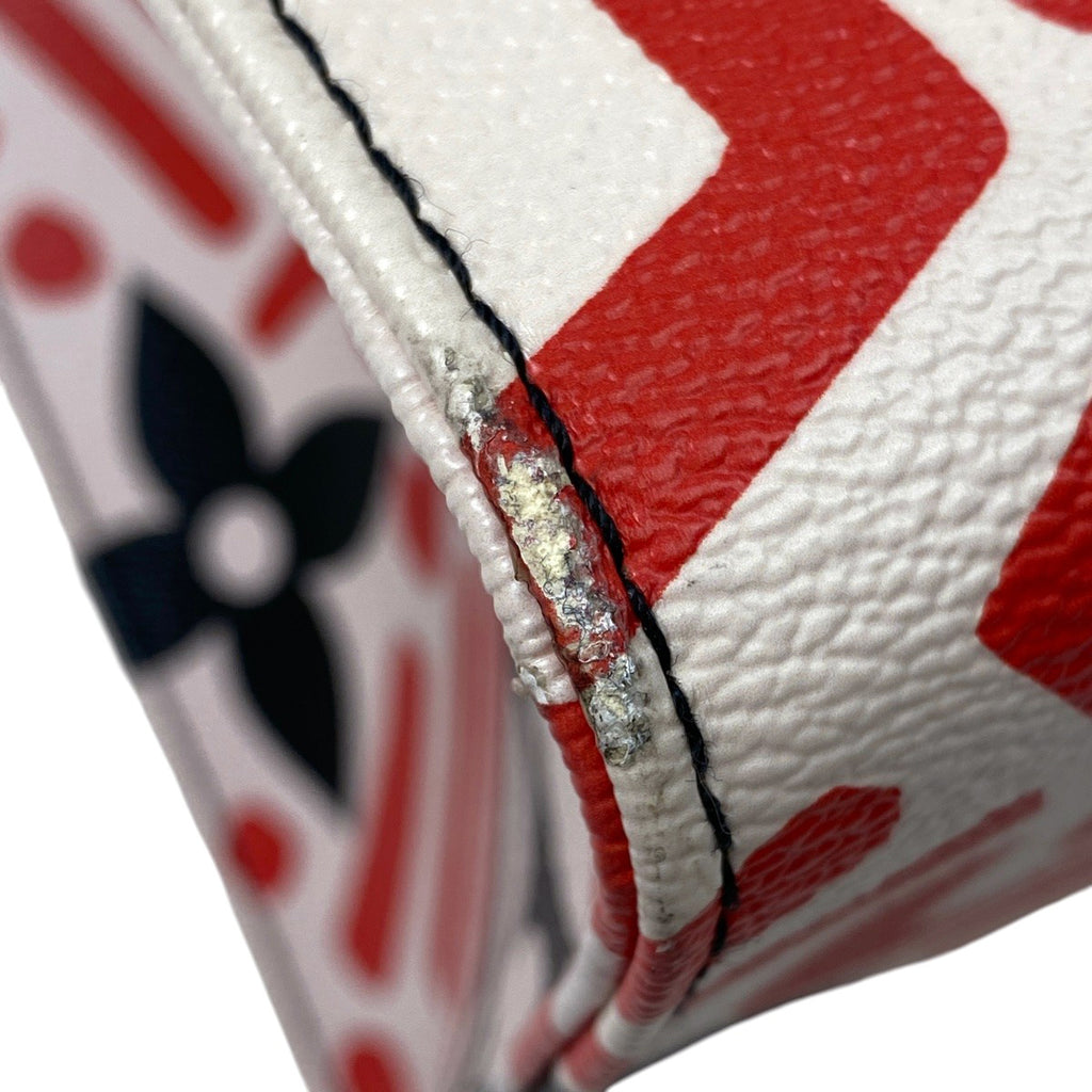 ルイ・ヴィトン オンザゴー GM 2WAY ショルダーバッグ LV クラフティ トートバッグ モノグラムジャイアント クレームルージュ M45358 レディース 【中古】brbag