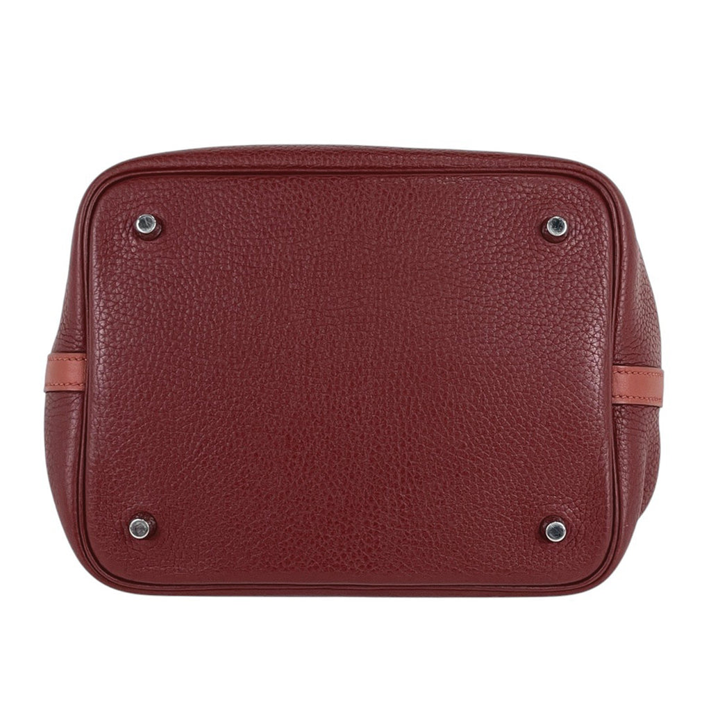 エルメス ピコタンロック MM ミニバッグ ハンドバッグ トリヨンクレマンス レッド T レディース 【中古】brbag
