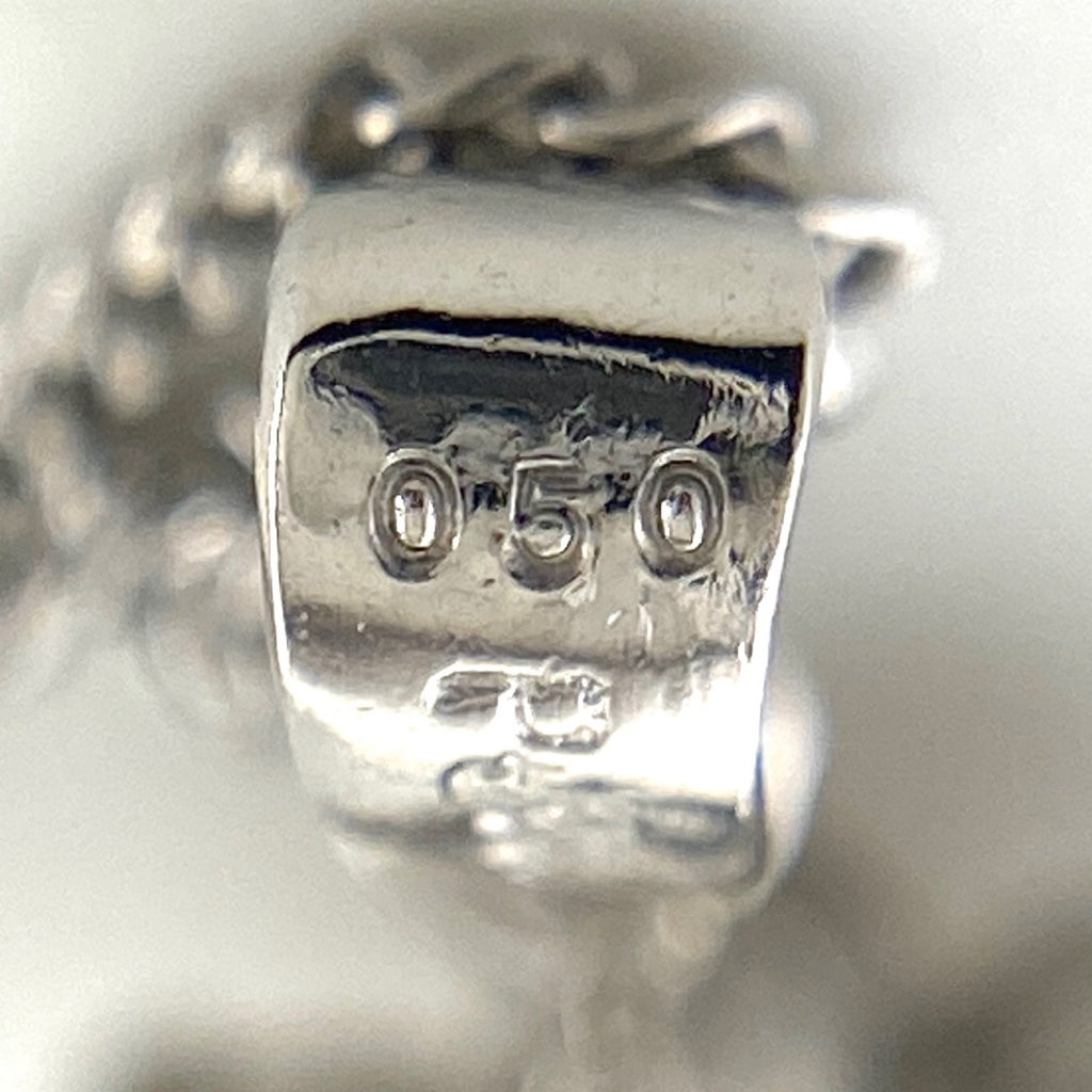 フラワーモチーフ デザインネックレス プラチナ ペンダント メレダイヤ 花 ネックレス Pt900 Pt850 ダイヤモンド レディース 【中古】nbjwl