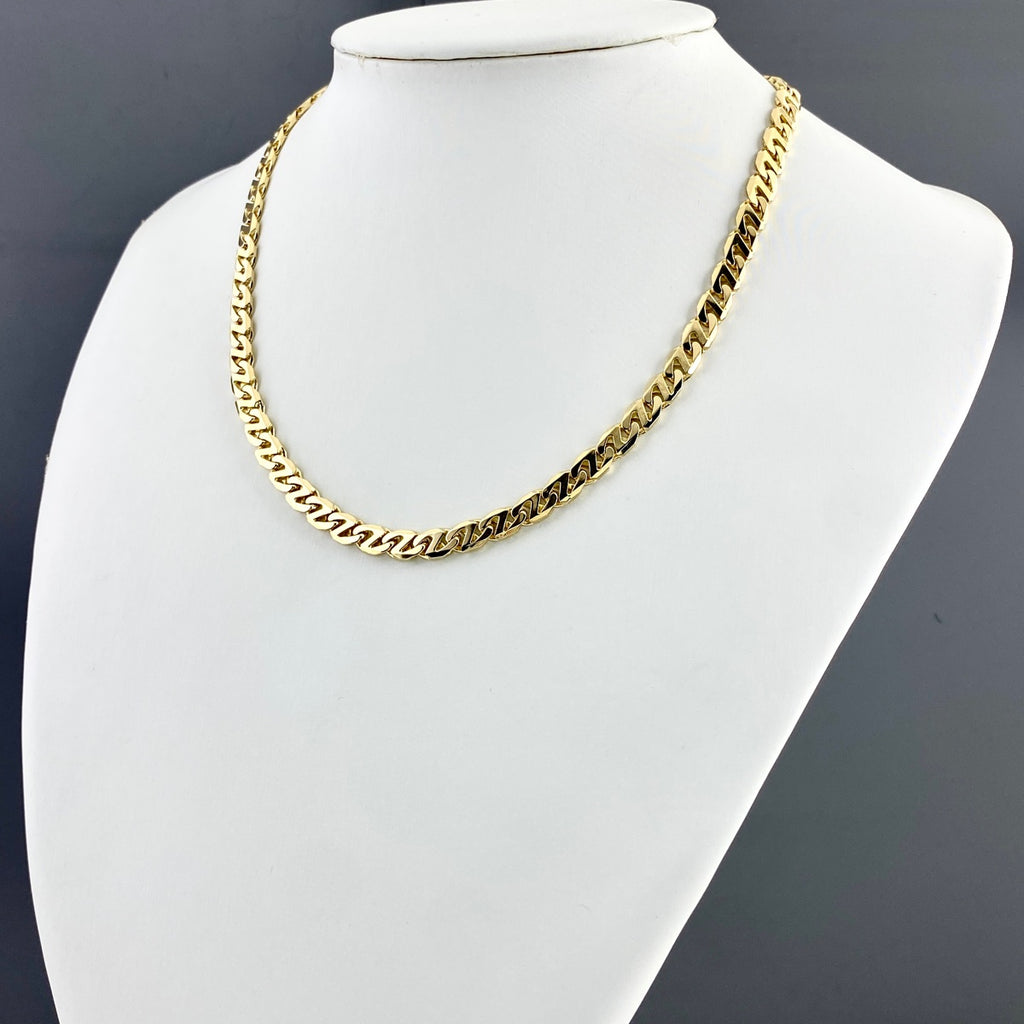 ウノアエレ デザインネックレス YG イエローゴールド ネックレス 750 レディース 【中古】brjwl