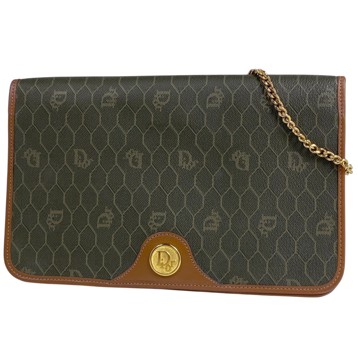 クリスチャンディオール Christian Dior ハニカム柄 2WAY Christian