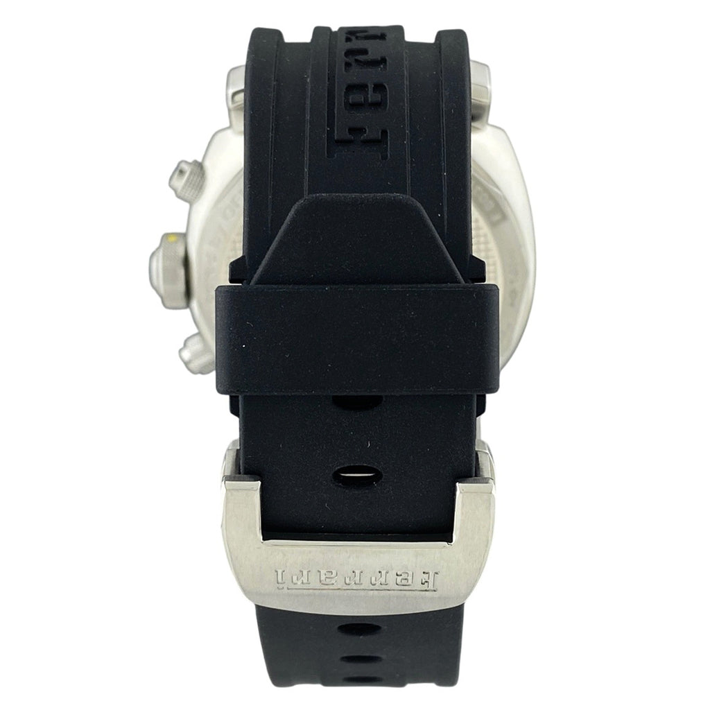 【OH済】オフィチーネパネライ フェラーリ スクーデリア FER00008 腕時計 SS ラバー 自動巻き ブラック メンズ 【中古】wtcbb