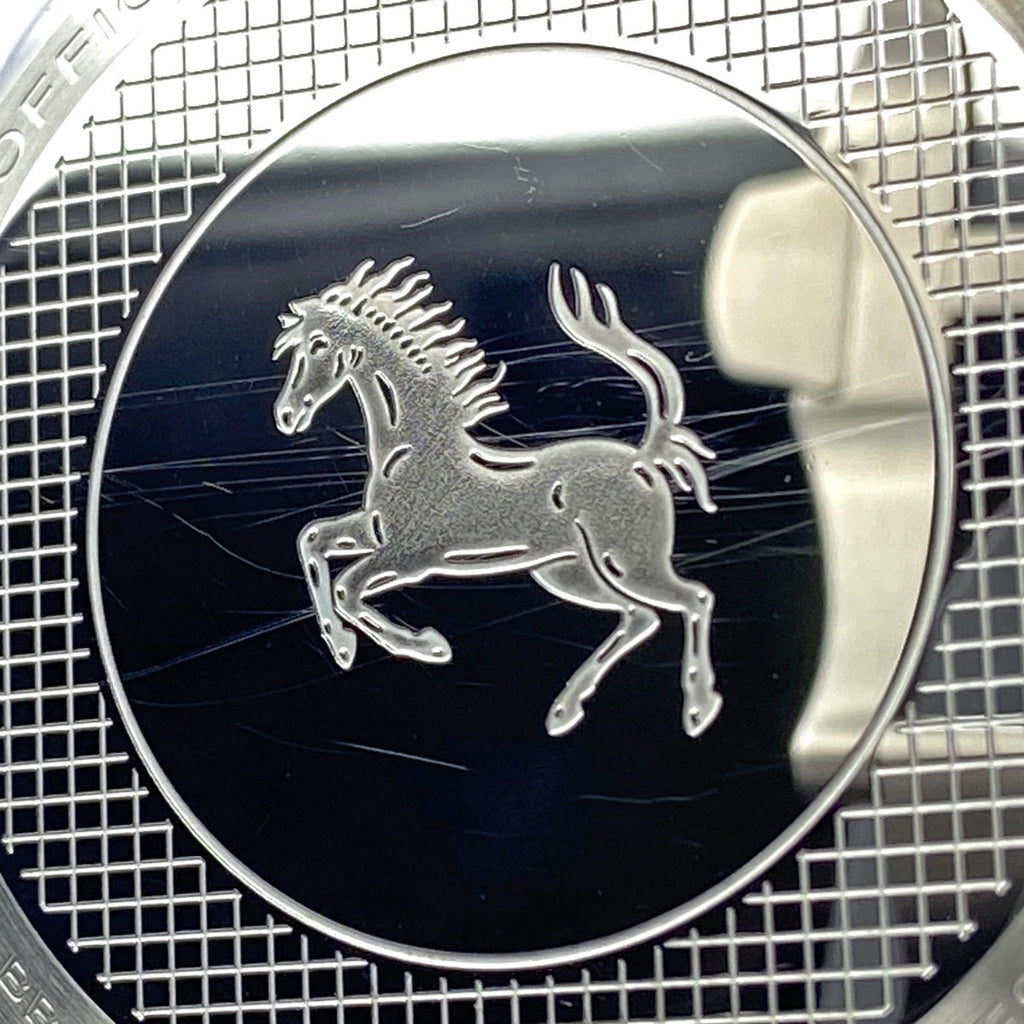 【OH済】オフィチーネパネライ フェラーリ スクーデリア FER00008 腕時計 SS ラバー 自動巻き ブラック メンズ 【中古】wtcbb